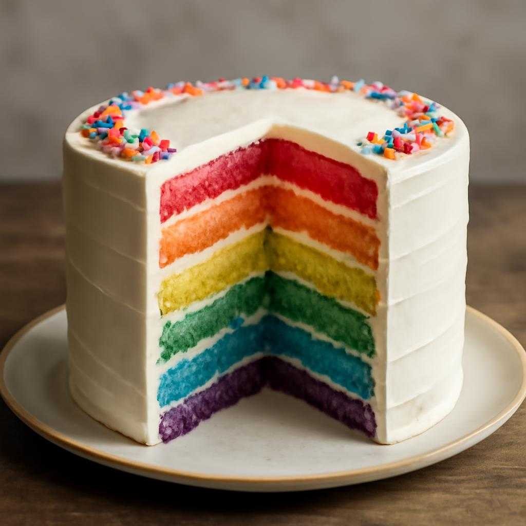 радужный торт