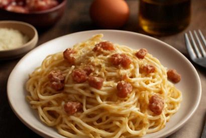 Thumbnail for Спагетти карбонара со сливками без лишней тяжести