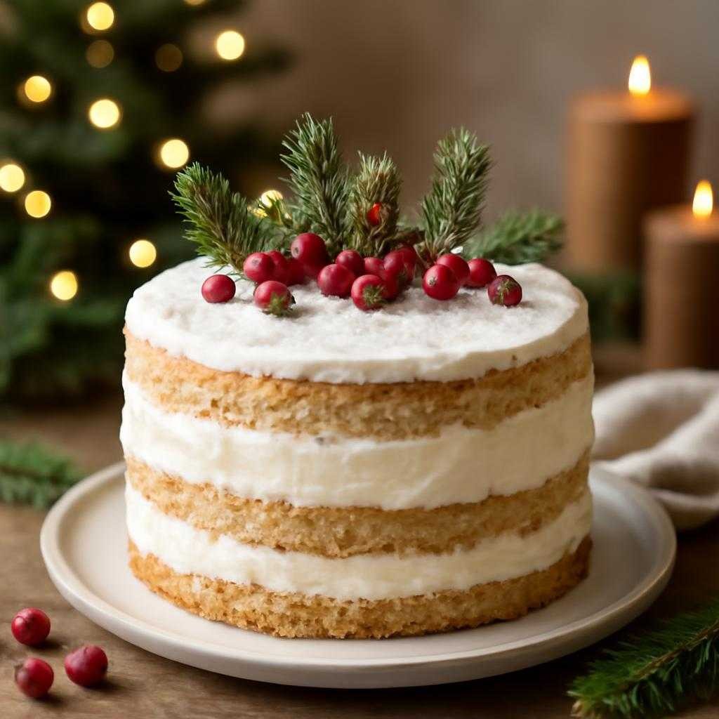 новогодний торт