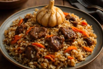 Thumbnail for Плов с изюмом и баклажанами без лишней сладости