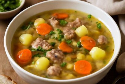 Thumbnail for Томатный суп с луком-пореем без лишней густоты