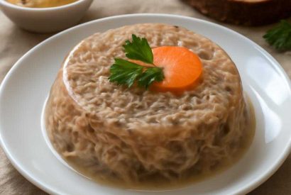 Thumbnail for Заливное из скумбрии с чистым вкусом и прозрачным бульоном